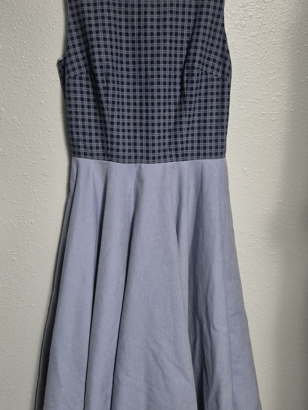 Fox & Shrew One-of-a-Kind Elderberry Circle Skirt Dress Silk Lined *Has Pockets*